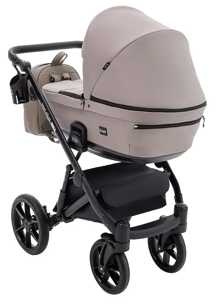 Коляска 2 в 1 Bair Kiwi Plus ECO Soft BKP-455 капучино
